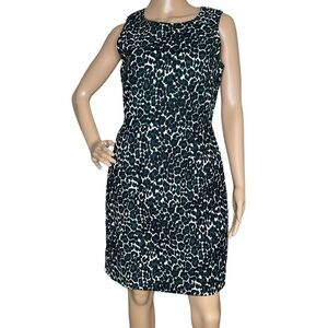 J. Crew Factory animal print sleeveless dress NWT 4